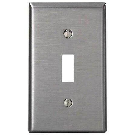 EZGENERATION 84001-A40  1-Gang Toggle Switch Wallplate  Standard Size  protective Treated Stainless Steel EZ2415361